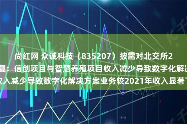 尚红网 众诚科技（835207）披露对北交所2024年年报问询函的回复：信创项目与智慧养殖项目收入减少导致数字化解决方案业务较2021年收入显著下滑