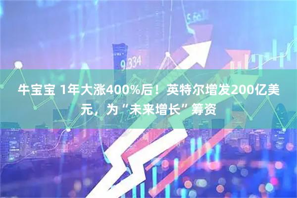 牛宝宝 1年大涨400%后！英特尔增发200亿美元，为“未来增长”筹资