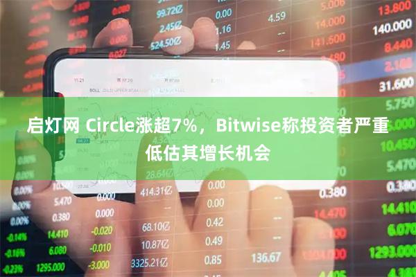 启灯网 Circle涨超7%，Bitwise称投资者严重低估其增长机会